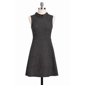 Theory Sleeveless Geometric Mini Dress | Tailored Chic A-Line | Size 00
